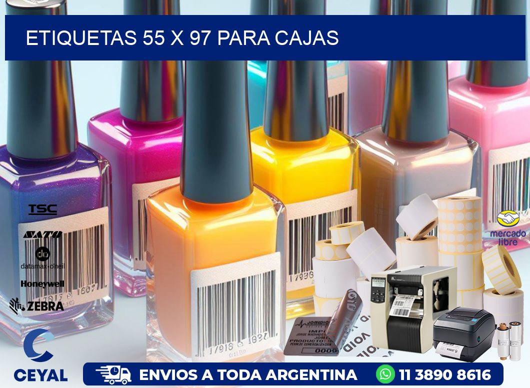 ETIQUETAS 55 x 97 PARA CAJAS