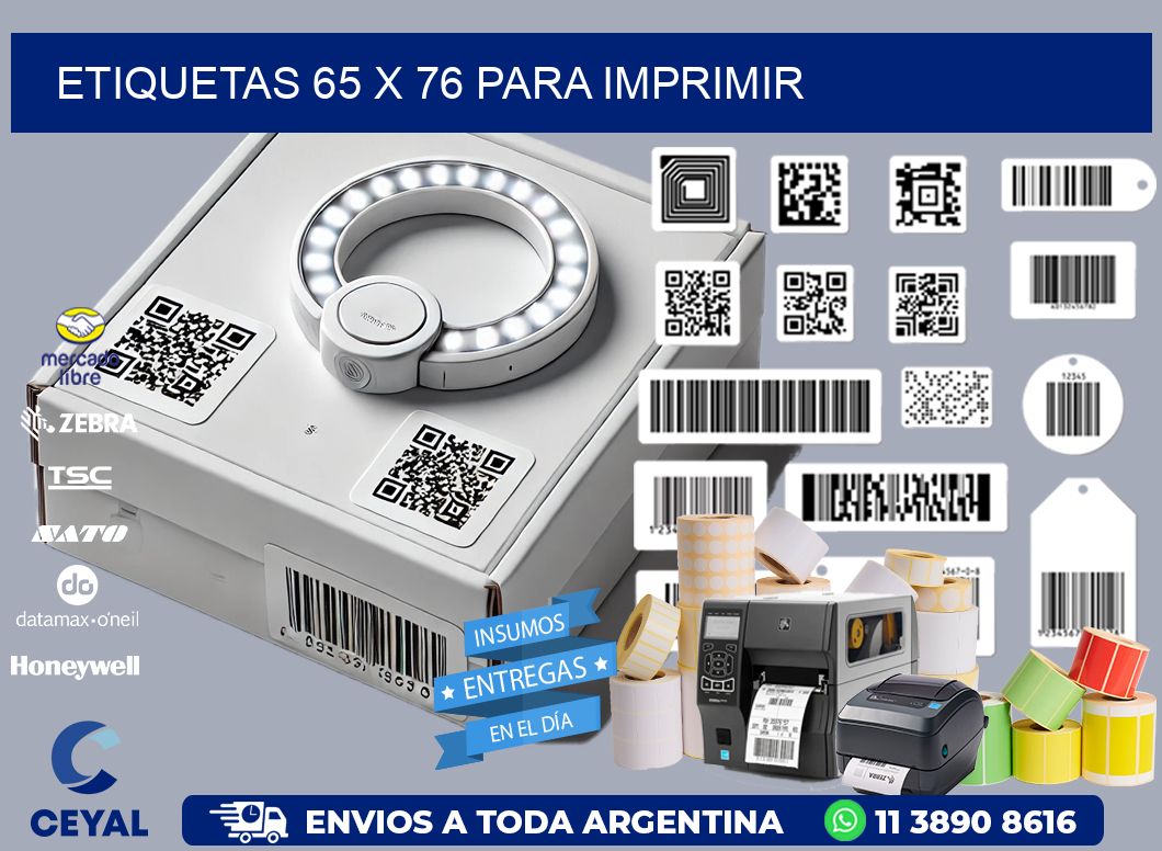 ETIQUETAS 65 x 76 PARA IMPRIMIR