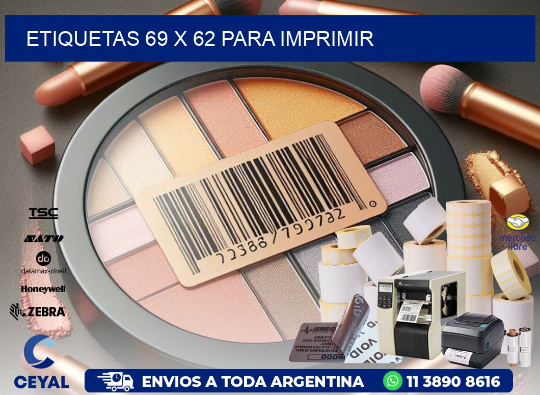 ETIQUETAS 69 x 62 PARA IMPRIMIR