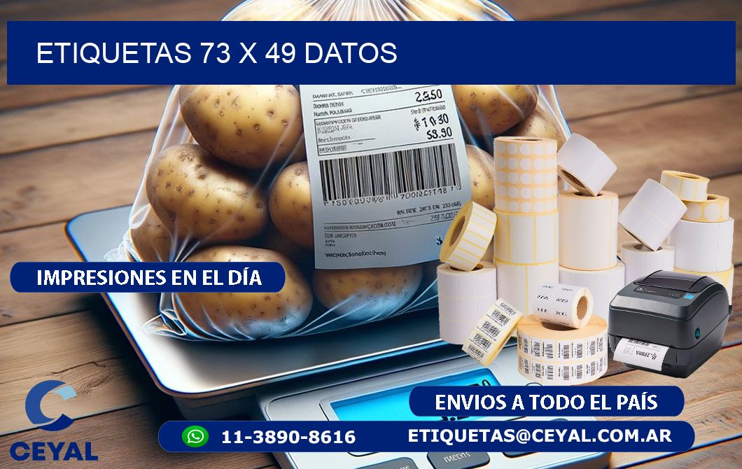 ETIQUETAS 73 x 49 DATOS