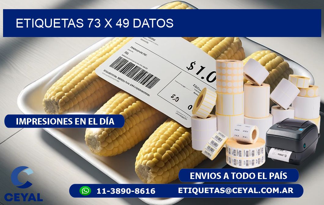 ETIQUETAS 73 x 49 DATOS
