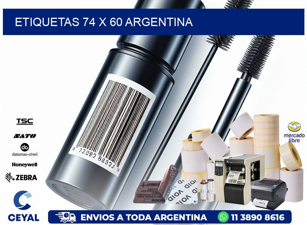 ETIQUETAS 74 x 60 ARGENTINA