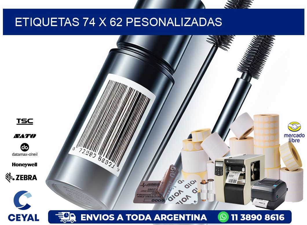 ETIQUETAS 74 x 62 PESONALIZADAS