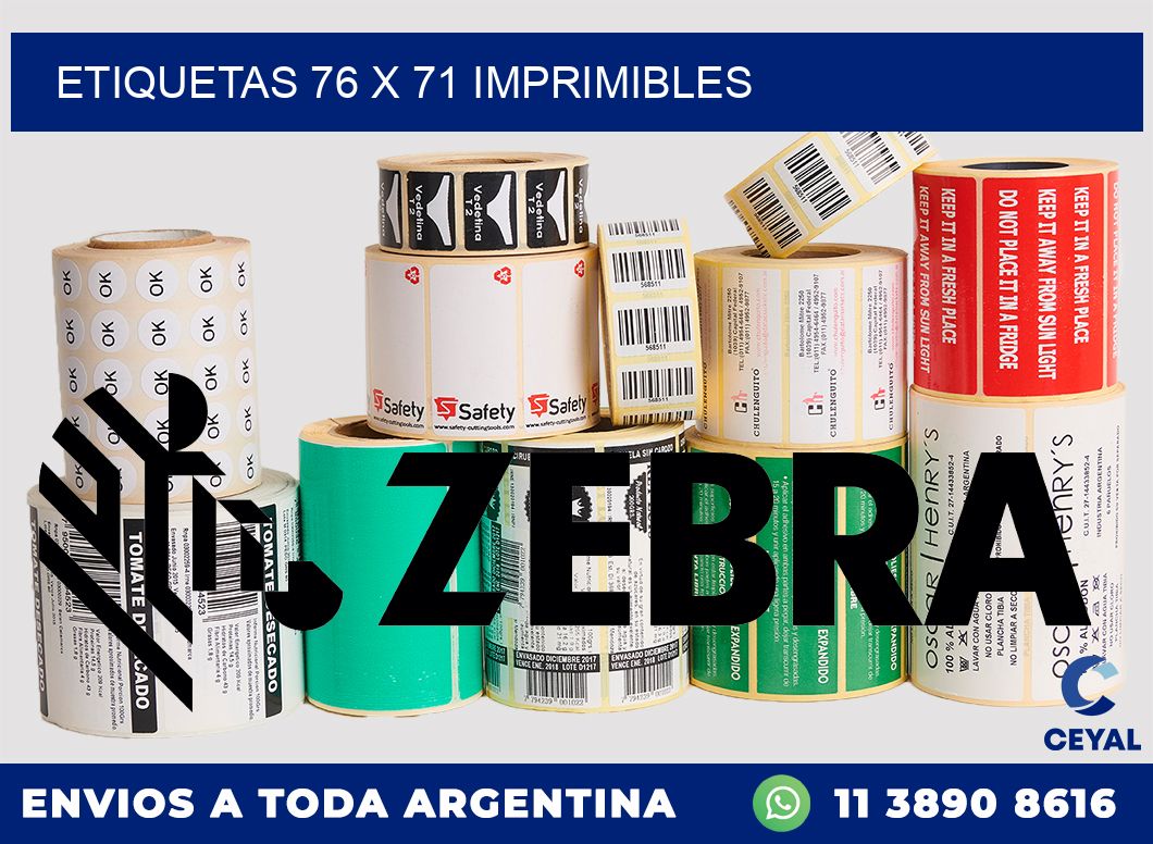 ETIQUETAS 76 x 71 IMPRIMIBLES