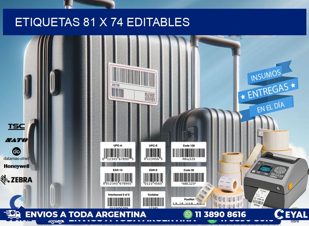 ETIQUETAS 81 x 74 EDITABLES