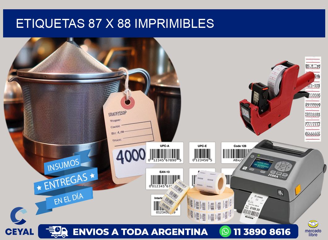 ETIQUETAS 87 x 88 IMPRIMIBLES