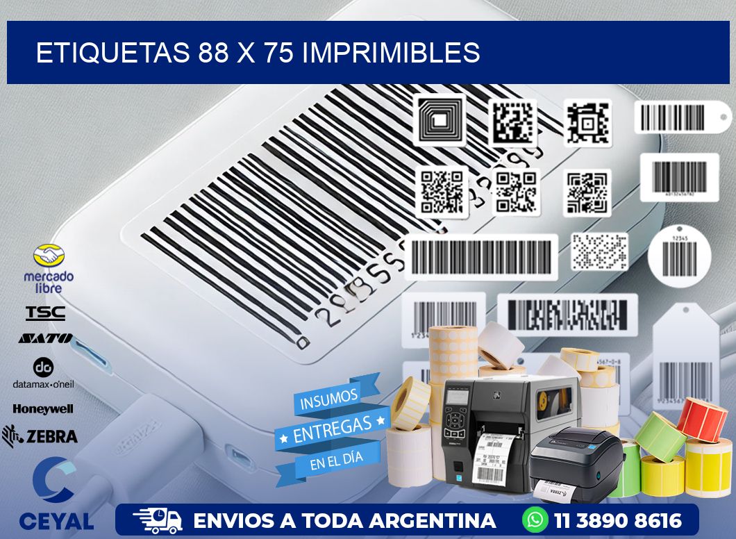 ETIQUETAS 88 x 75 IMPRIMIBLES
