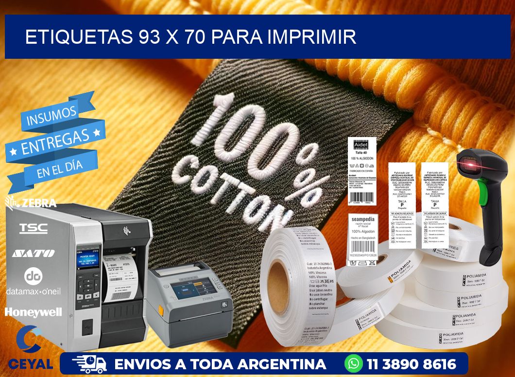 ETIQUETAS 93 x 70 PARA IMPRIMIR