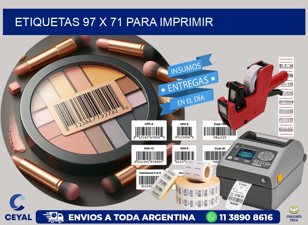 ETIQUETAS 97 x 71 PARA IMPRIMIR