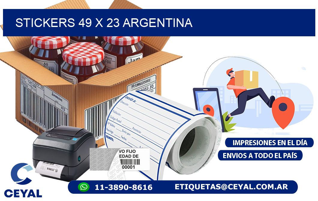 STICKERS 49 x 23 ARGENTINA