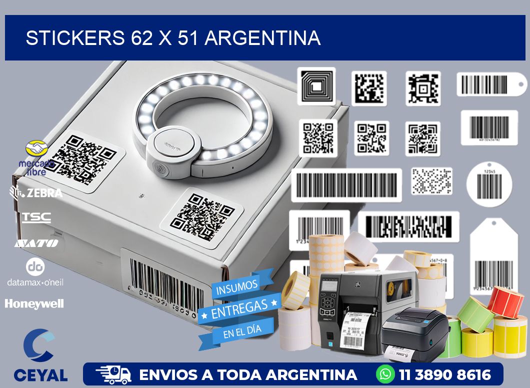 STICKERS 62 x 51 ARGENTINA