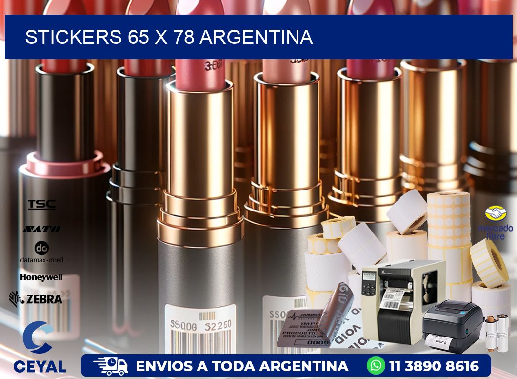 STICKERS 65 x 78 ARGENTINA