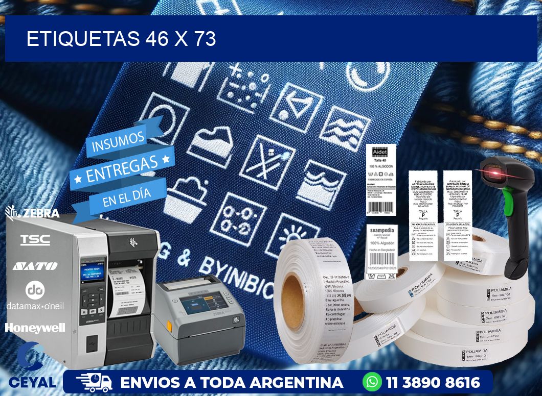etiquetas 46 x 73