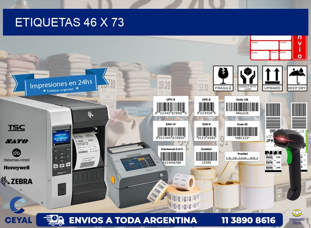 etiquetas 46 x 73