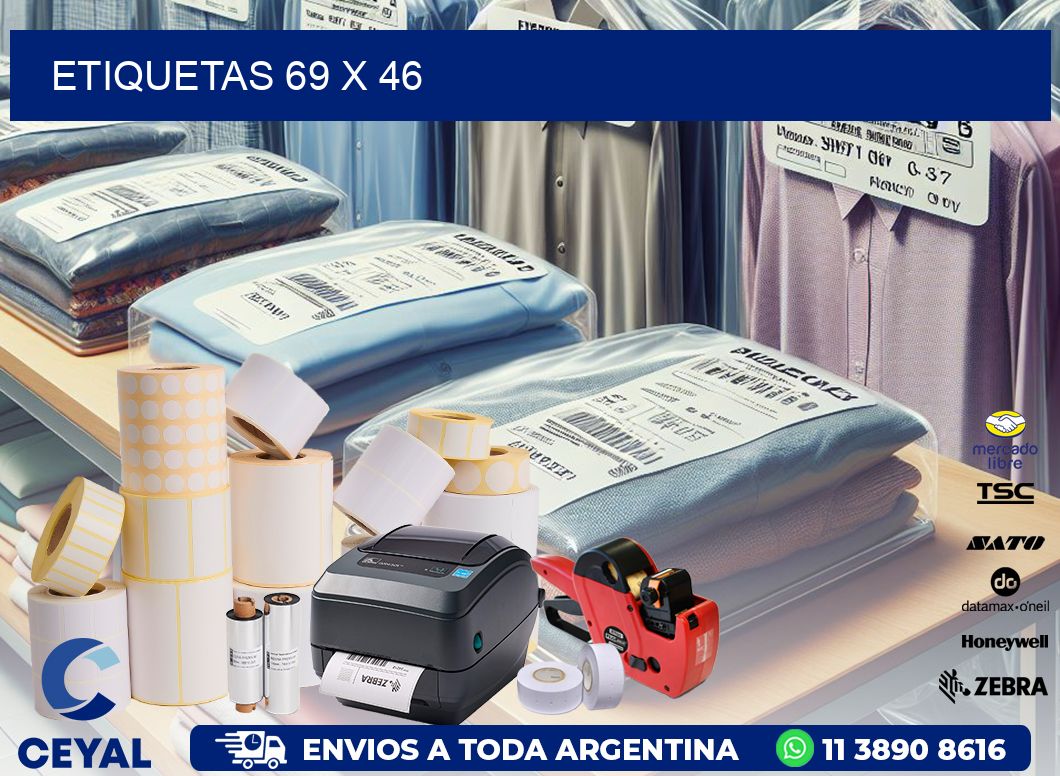etiquetas 69 x 46