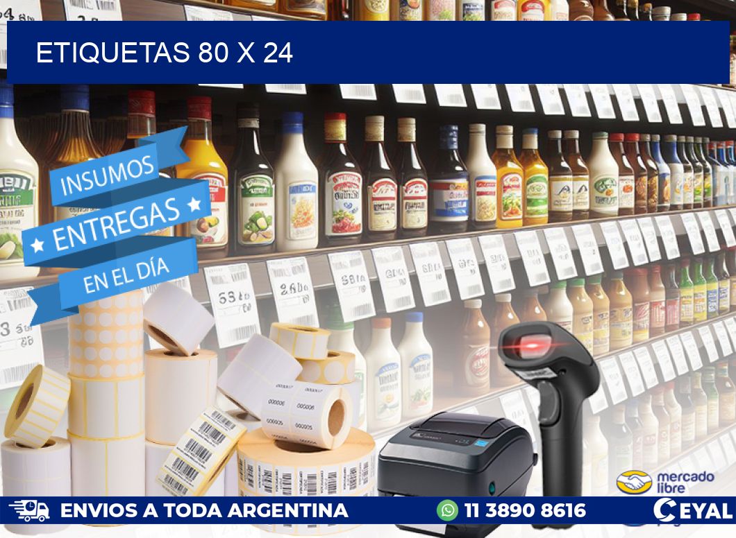 etiquetas 80 x 24