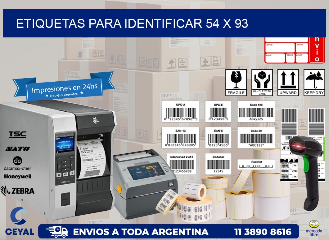 etiquetas para identificar 54 x 93