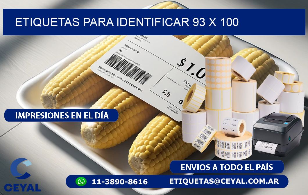 etiquetas para identificar 93 x 100