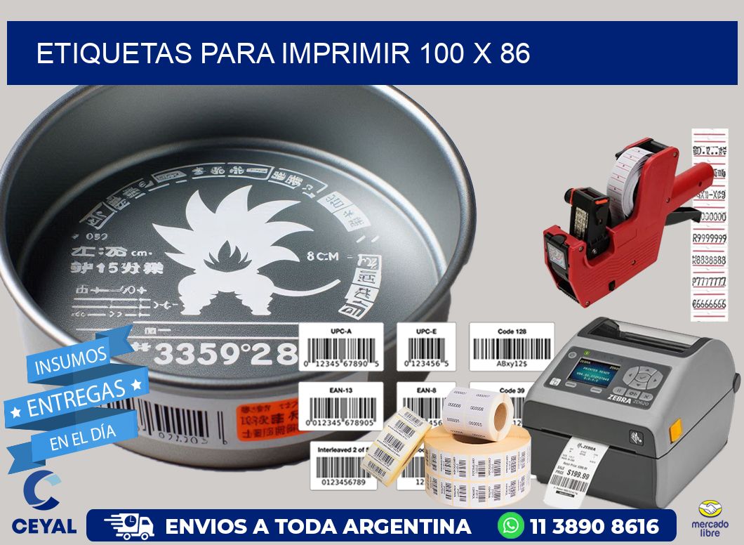 etiquetas para imprimir 100 x 86
