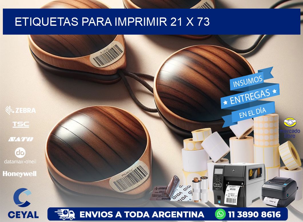 etiquetas para imprimir 21 x 73