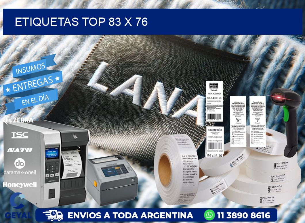 etiquetas top 83 x 76