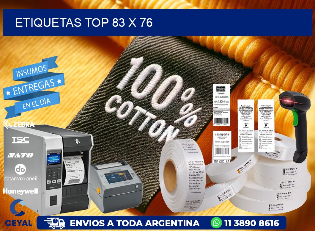 etiquetas top 83 x 76