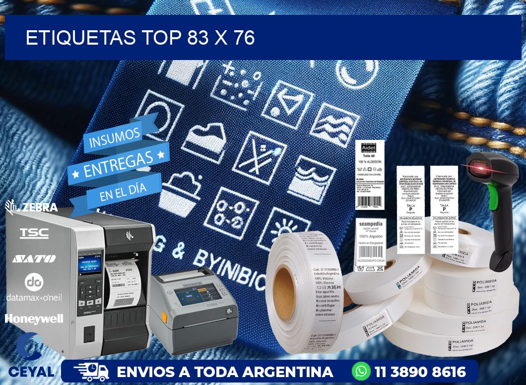 etiquetas top 83 x 76