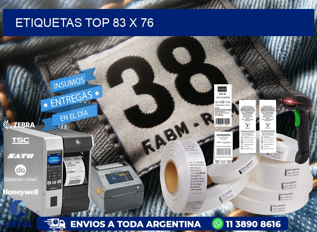 etiquetas top 83 x 76