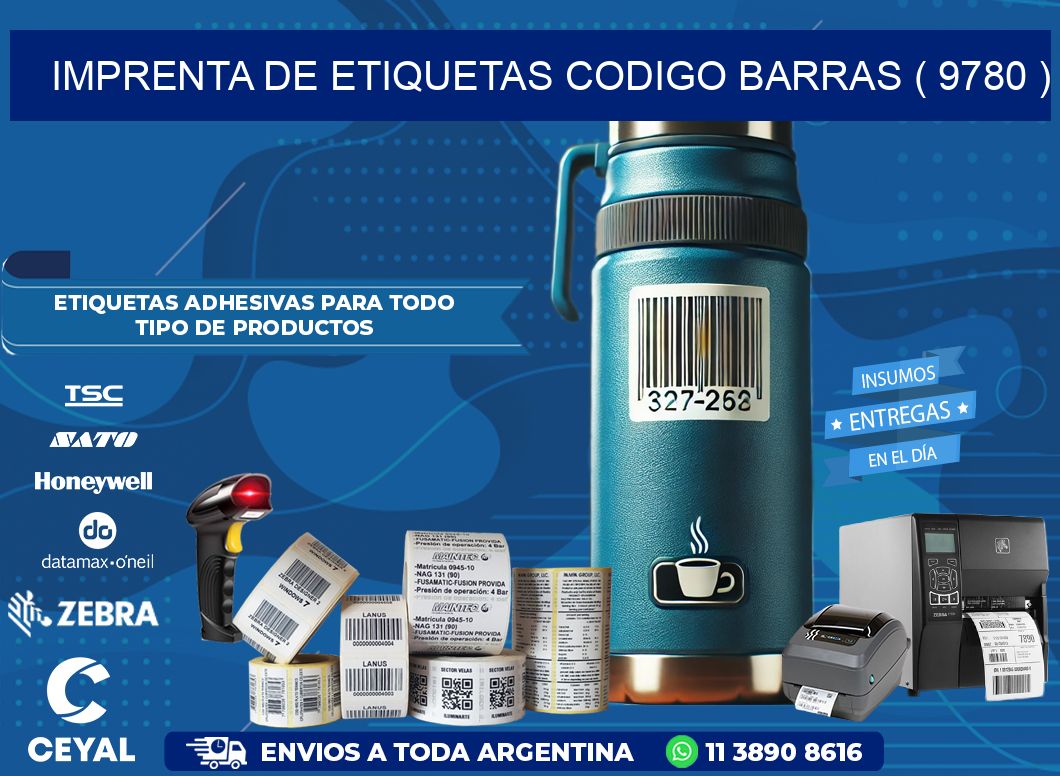 imprenta de etiquetas codigo barras ( 9780 )