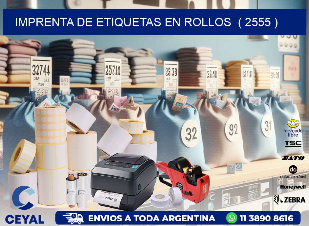 imprenta de etiquetas en rollos ( 2555 )