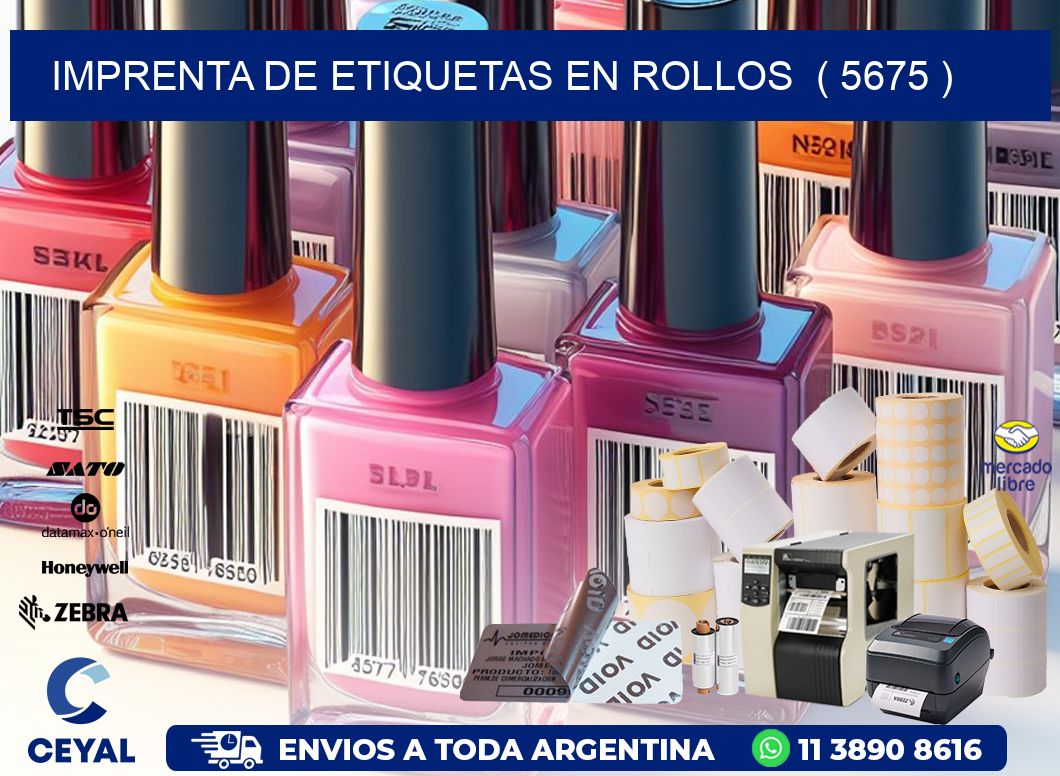 imprenta de etiquetas en rollos  ( 5675 )