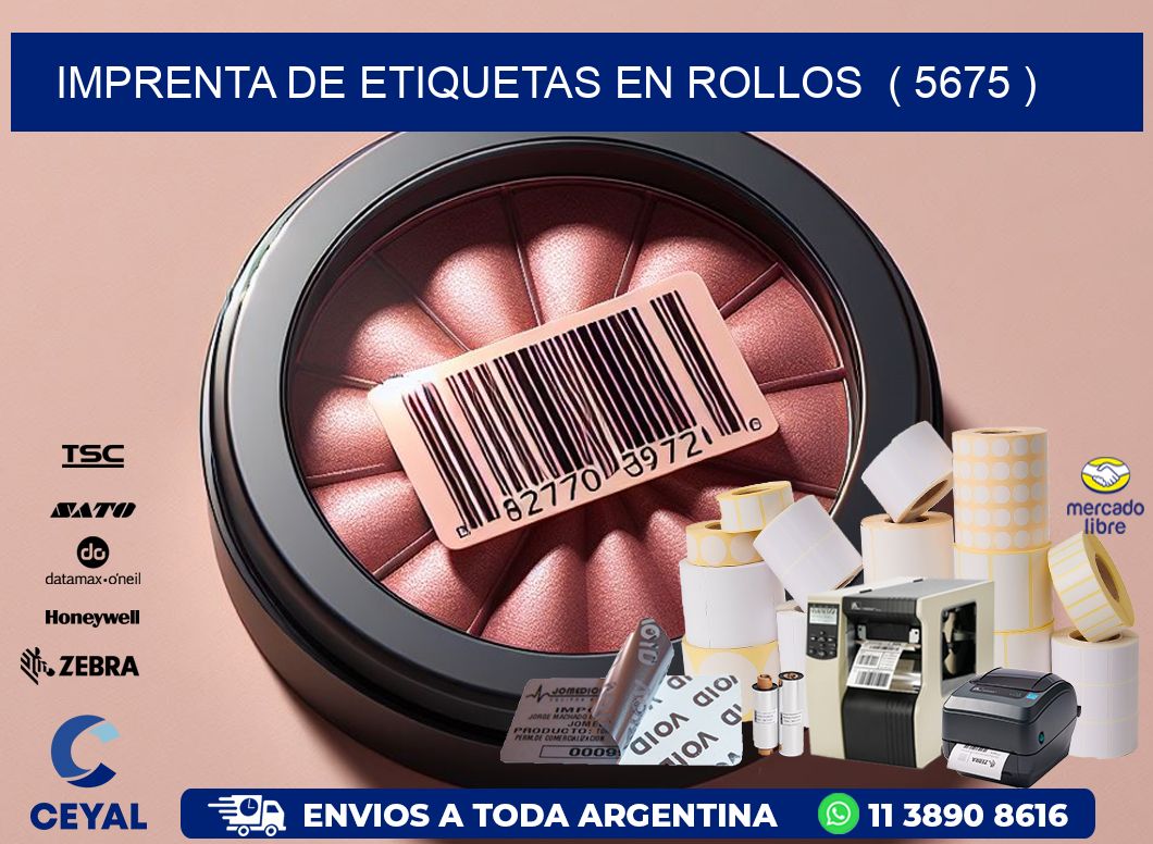 imprenta de etiquetas en rollos  ( 5675 )