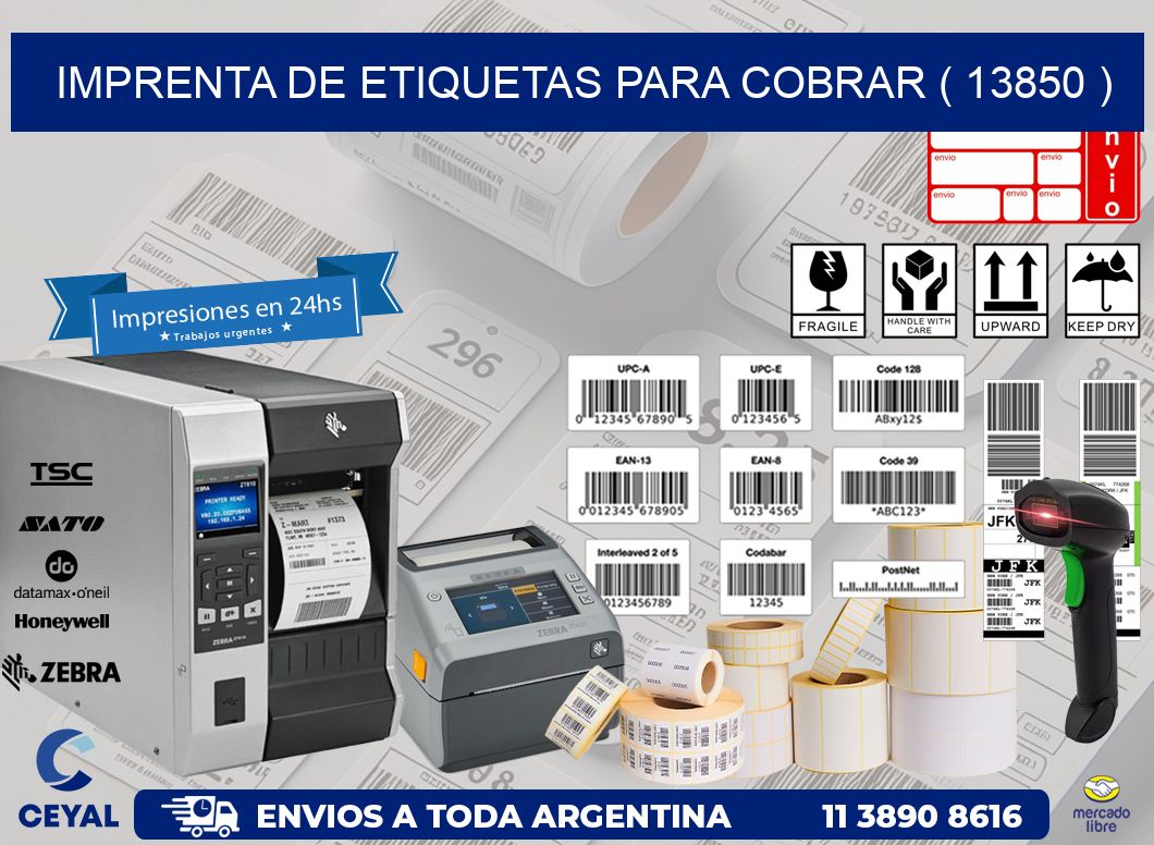 imprenta de etiquetas para cobrar ( 13850 )