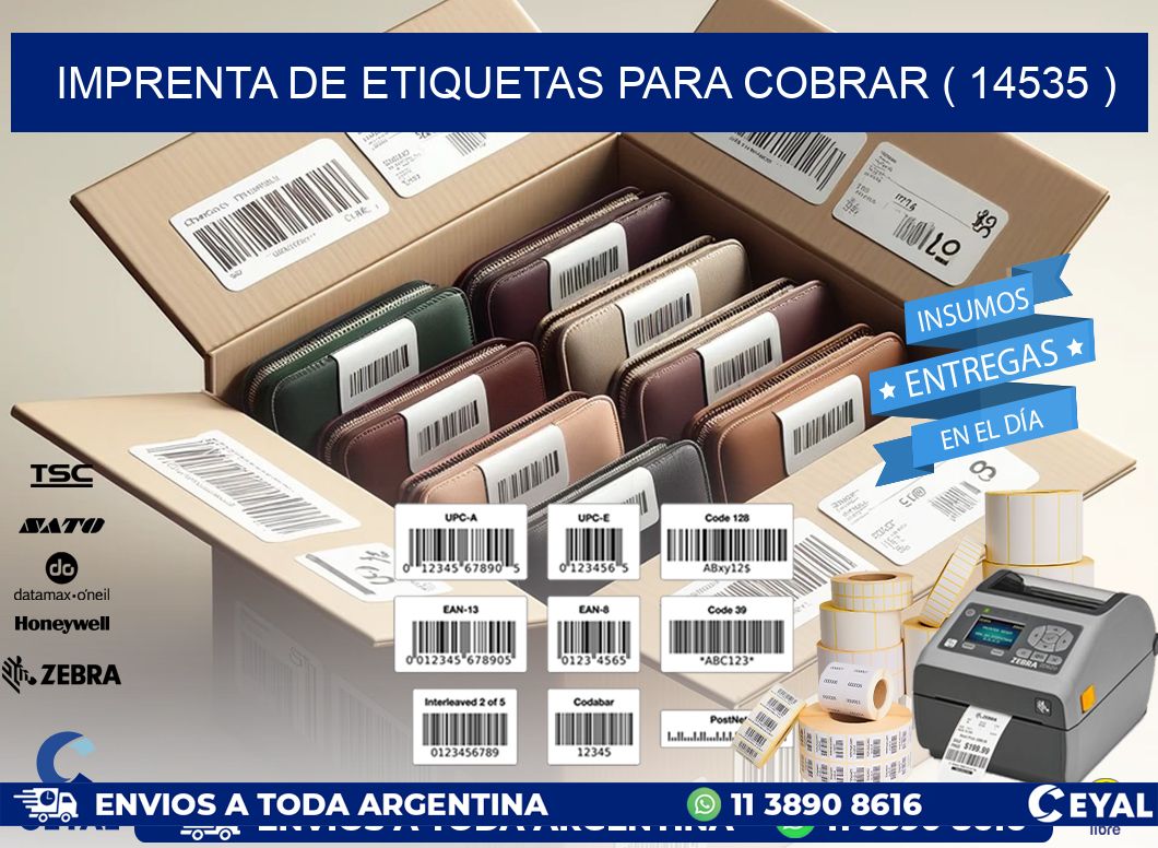 imprenta de etiquetas para cobrar ( 14535 )