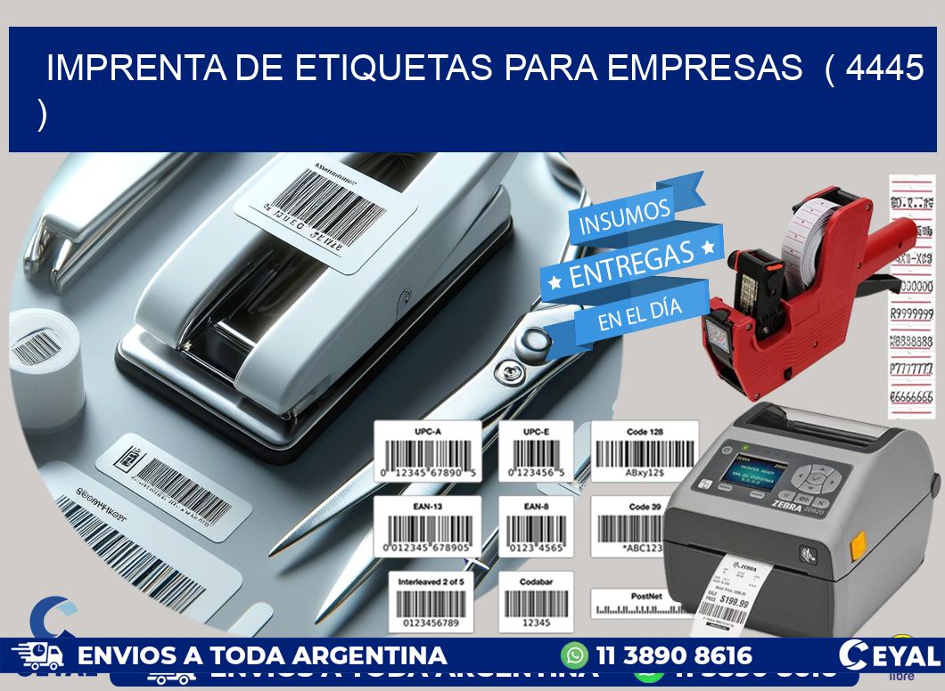 imprenta de etiquetas para empresas ( 4445 )