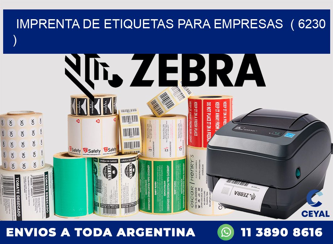 imprenta de etiquetas para empresas ( 6230 )