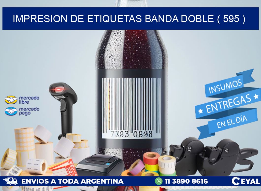 impresion de etiquetas banda doble ( 595 )