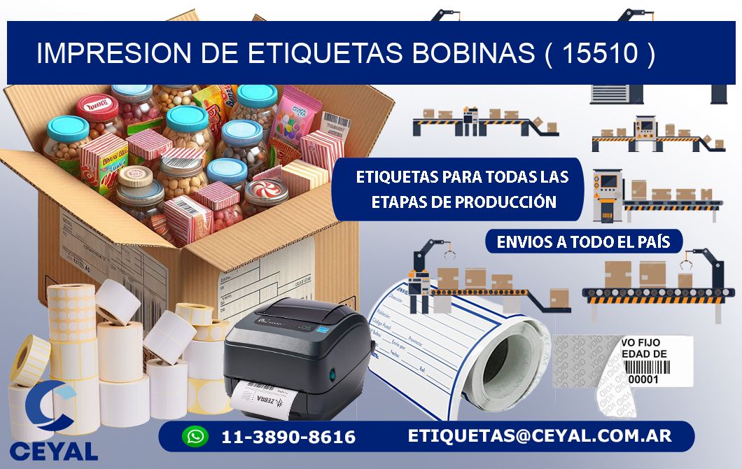 impresion de etiquetas bobinas ( 15510 )