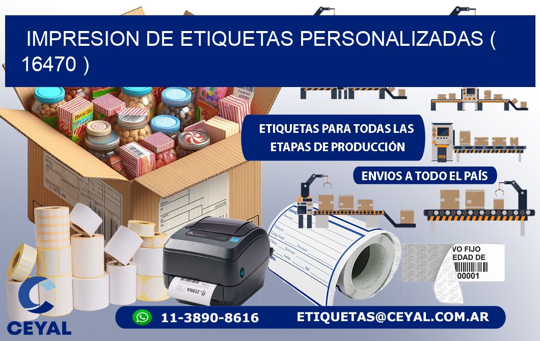 impresion de etiquetas personalizadas ( 16470 )