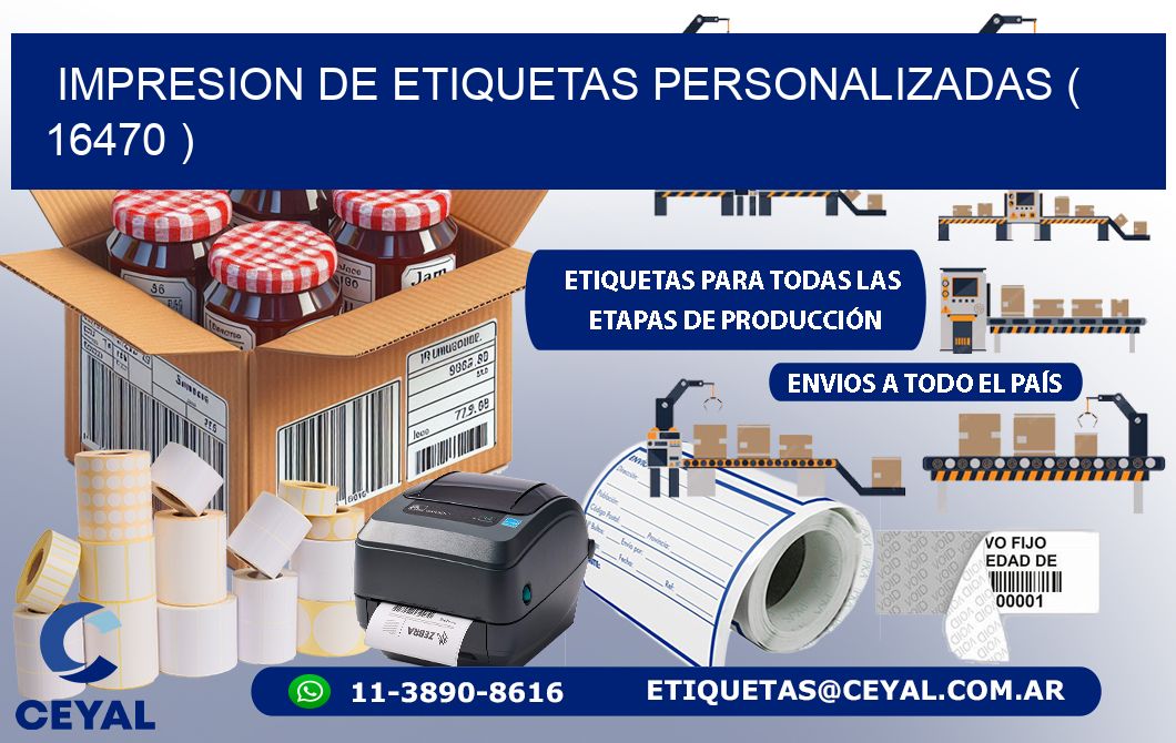 impresion de etiquetas personalizadas ( 16470 )