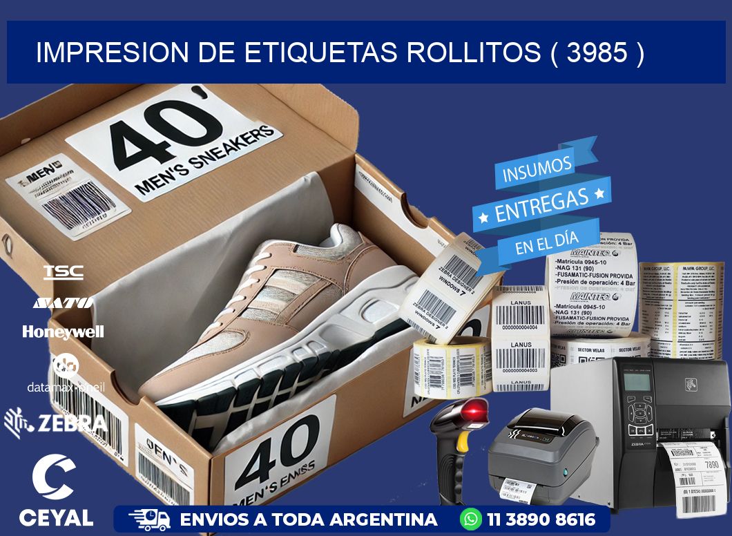 impresion de etiquetas rollitos ( 3985 )