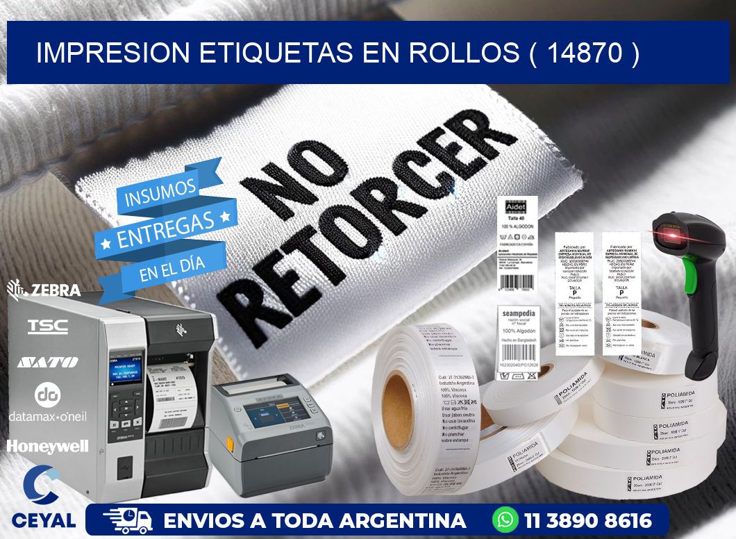 impresion etiquetas en rollos ( 14870 )