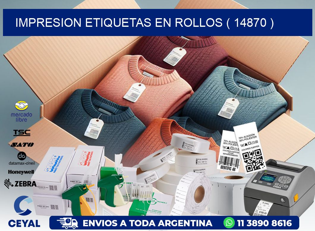 impresion etiquetas en rollos ( 14870 )