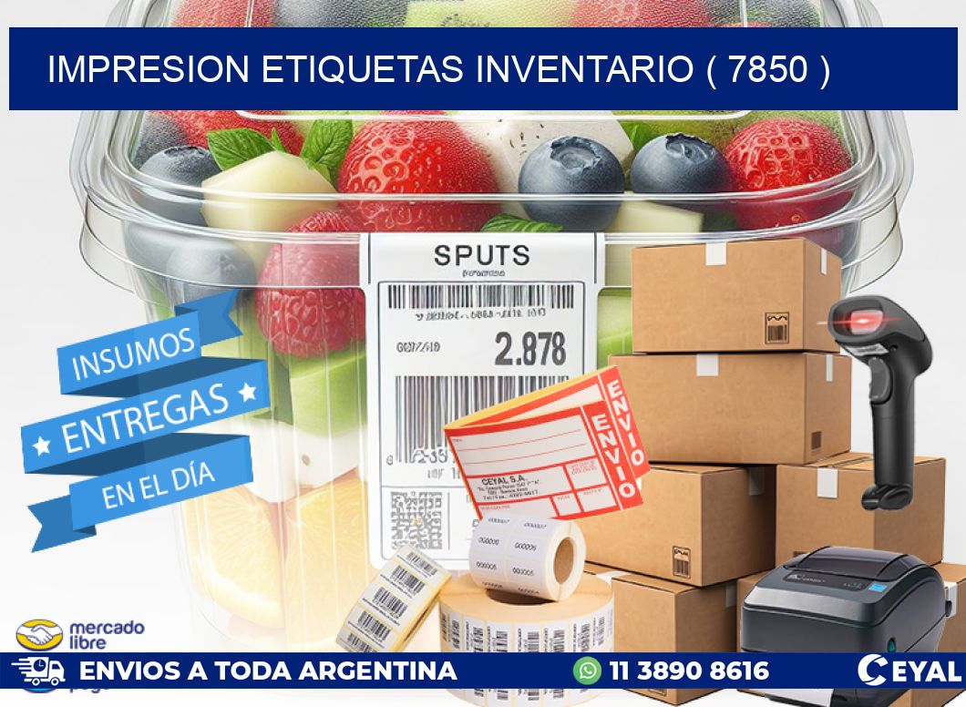 impresion etiquetas inventario ( 7850 )