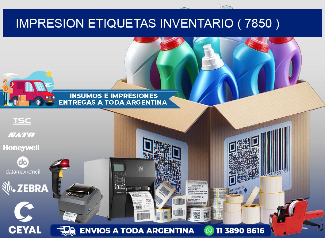 impresion etiquetas inventario ( 7850 )