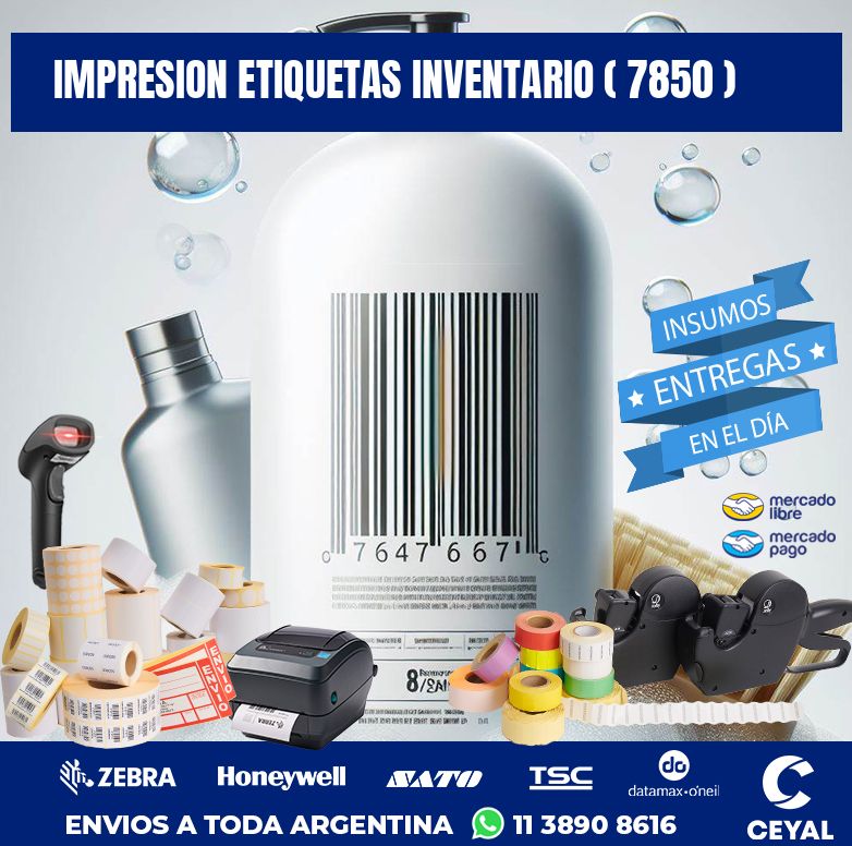 impresion etiquetas inventario ( 7850 )
