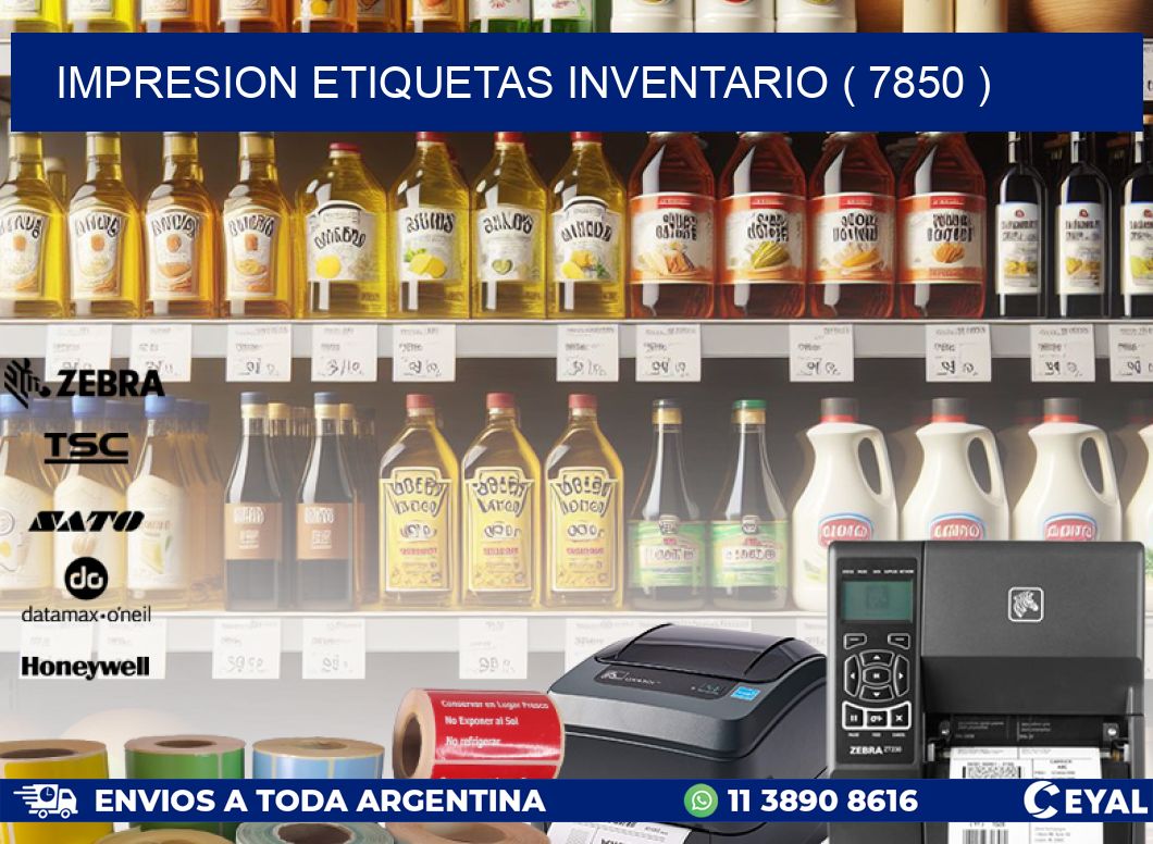 impresion etiquetas inventario ( 7850 )