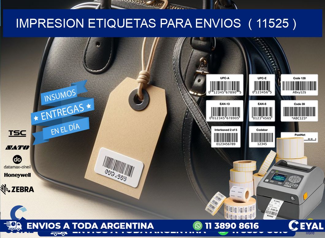 impresion etiquetas para envios  ( 11525 )