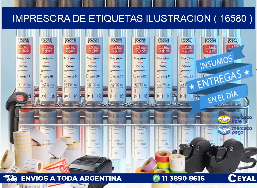 impresora de etiquetas ilustracion ( 16580 )
