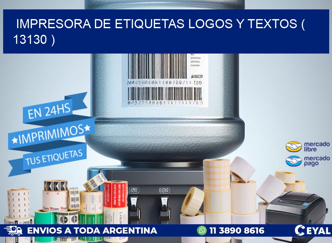 impresora de etiquetas logos y textos ( 13130 )